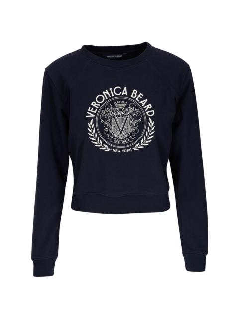 VERONICA BEARD logo-print cotton-blend sweatshirt