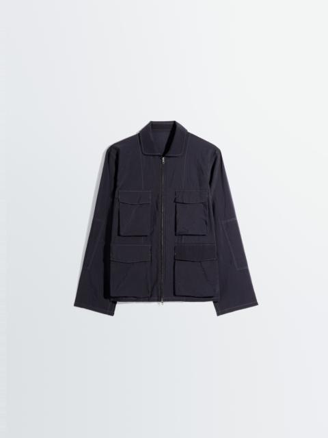 Lemaire 3D POCKET JACKET IN WASHED TECHNICAL COTTON