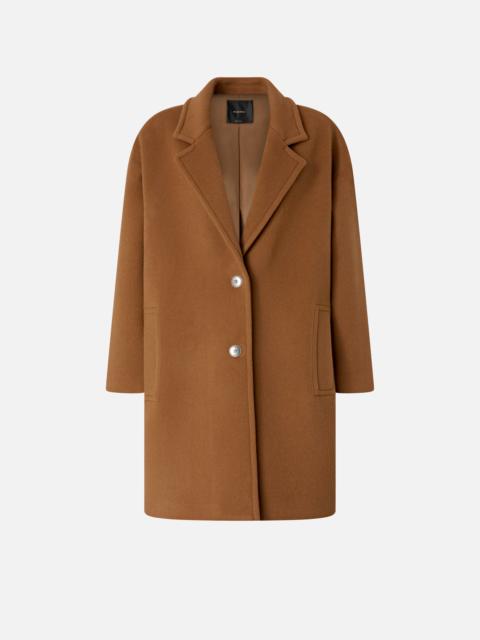 PINKO SINGLE-BREASTED WOOL-BLEND CLOTH COAT