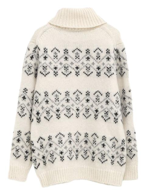 Moncler patterned sweater