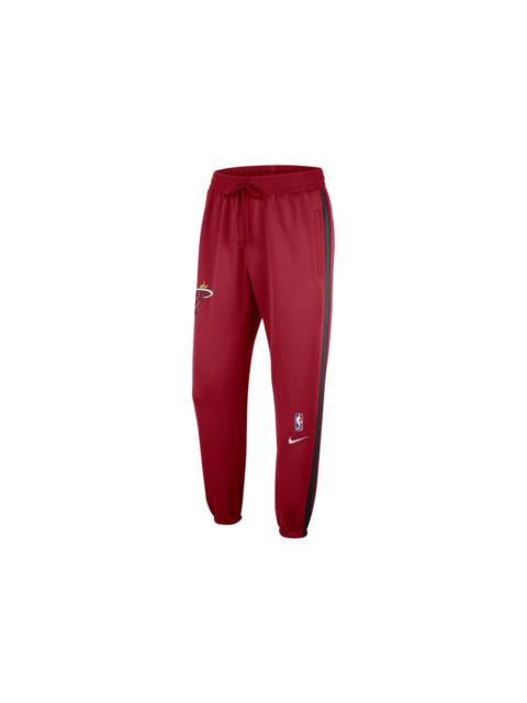 Nike NBA Miami Heat Showtime Dri-Fit Pants Dark Red