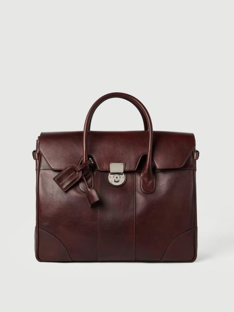 Brunello Cucinelli Calfskin Boston casual bag