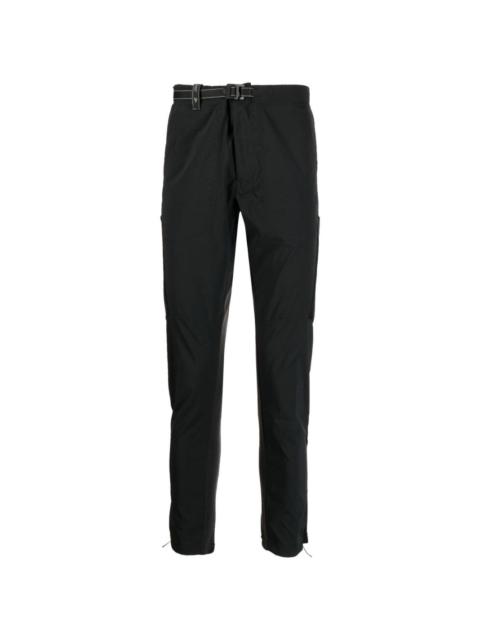 belted-waist detail trousers