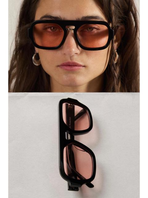 FREE PEOPLE Rhiannon Modern Aviator Polarized Sunglasses