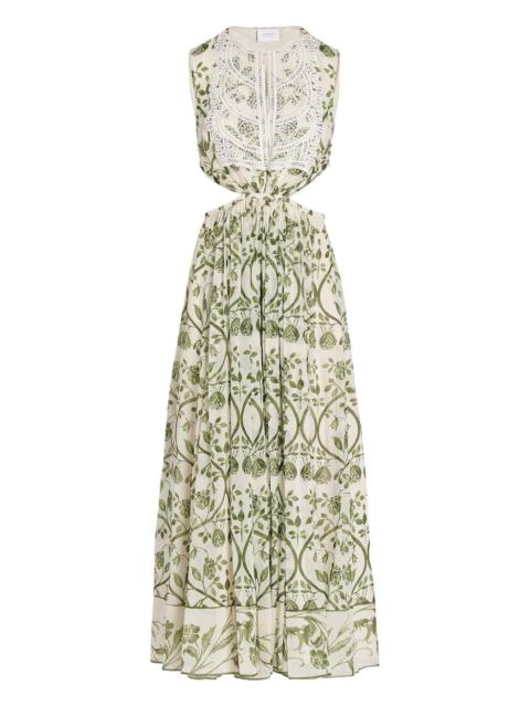 GIAMBATTISTA VALLI Fresco-print dress