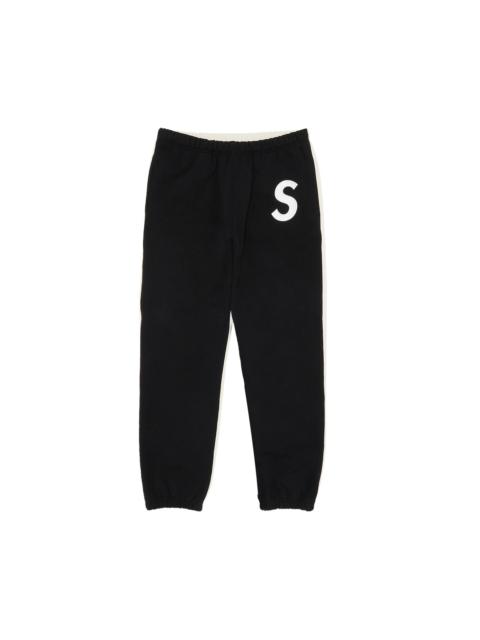 Supreme S Logo Split Sweatpant 'Black'
