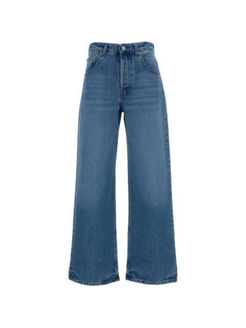 JACQUEMUS five-pocket wide-leg denim jeans