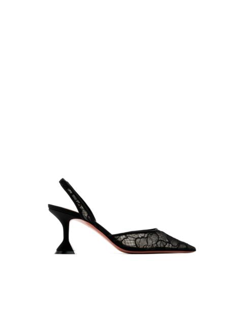 Amina Muaddi Holli slingback pumps