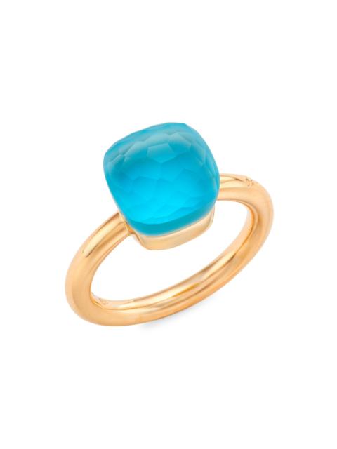 Pomellato Women's Nudo Gelè Classic Sky Blue Topaz, Turquoise, Mother-Of-Pearl 18K Rose Gold & 18K White Gold