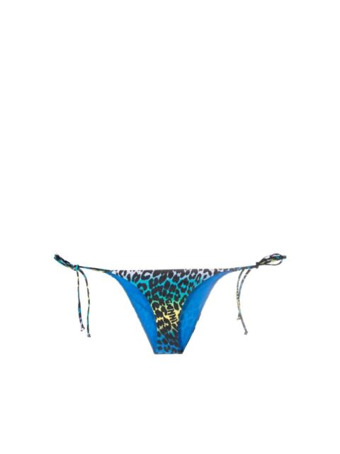 GANNI leopard-print bikini bottoms