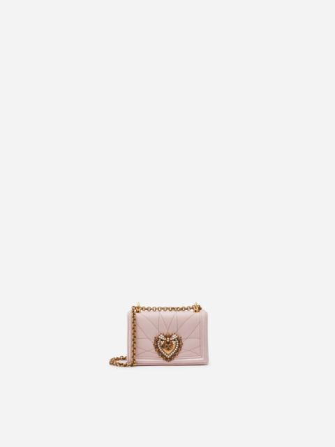 Dolce & Gabbana Devotion micro bag in quilted nappa leather