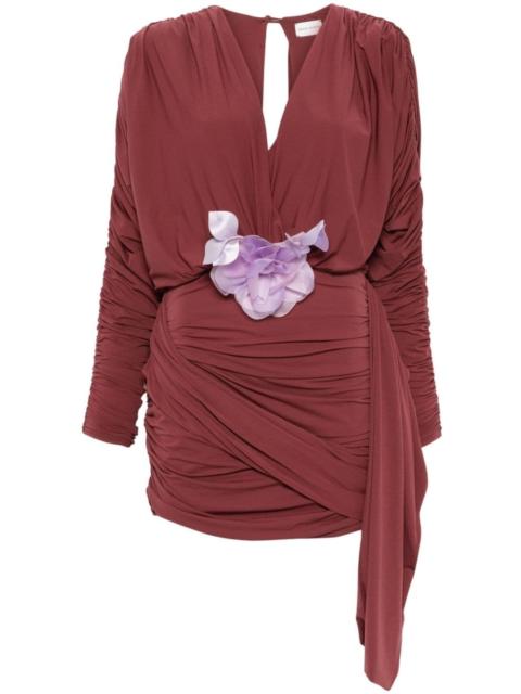 MAGDA BUTRYM draped V-neck mini dress