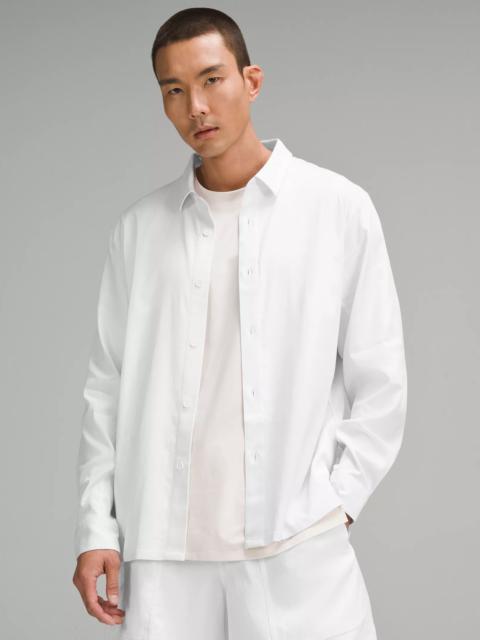 Relaxed-Fit Long-Sleeve Button-Up