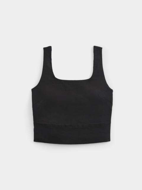 EVERLANE SQUARE TANK IN STRETCH LINEN