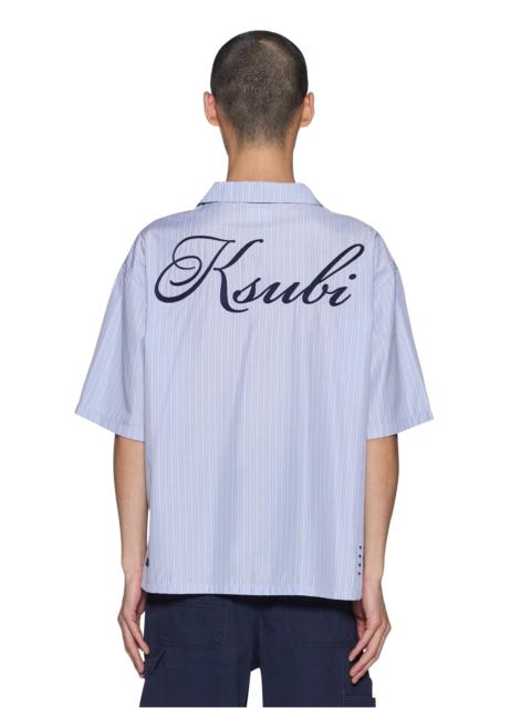Ksubi CLUB DINER SS SHIRT SKY STRIPE