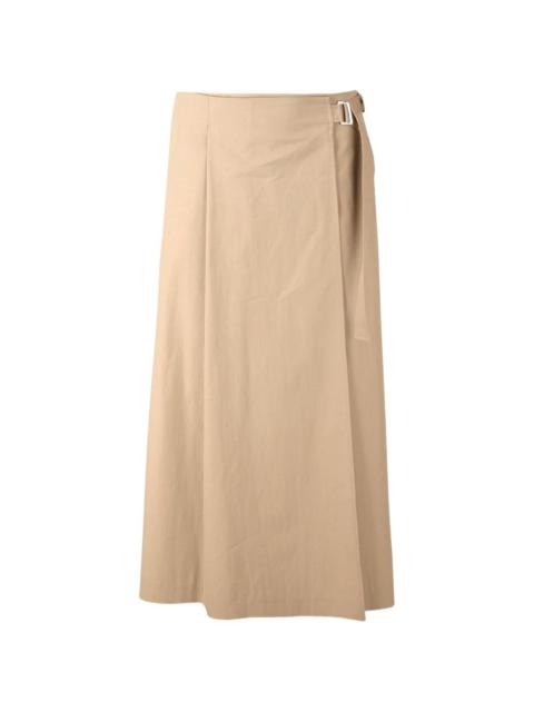 PESERICO wrap-around midi skirt