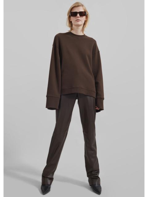 The Frankie Shop Talia Sweatshirt - Brown