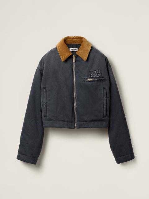 Miu Miu Drill blouson jacket