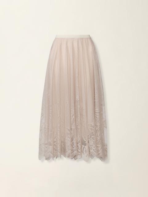 FABIANA FILIPPI Jacquard lace skirt