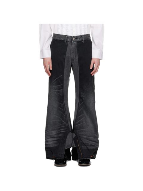 Junya Watanabe MAN Black Levi's Edition Garment Treated W Name Jeans