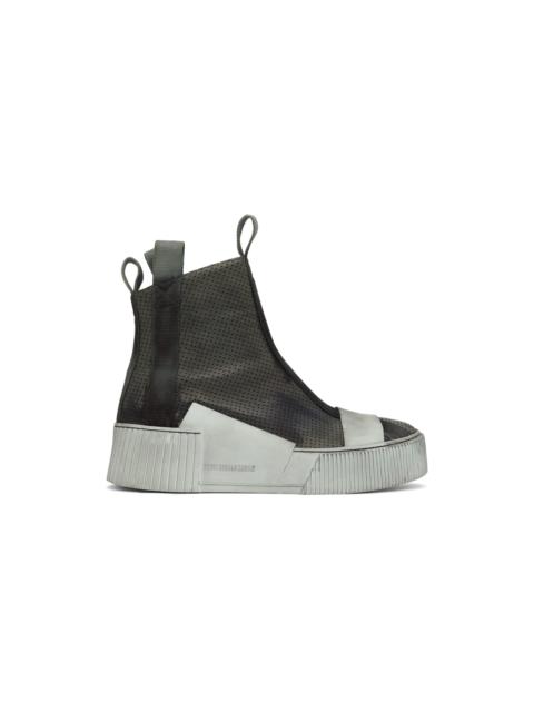 Boris Bidjan Saberi Grey Bamba 3.1 High Top Sneakers