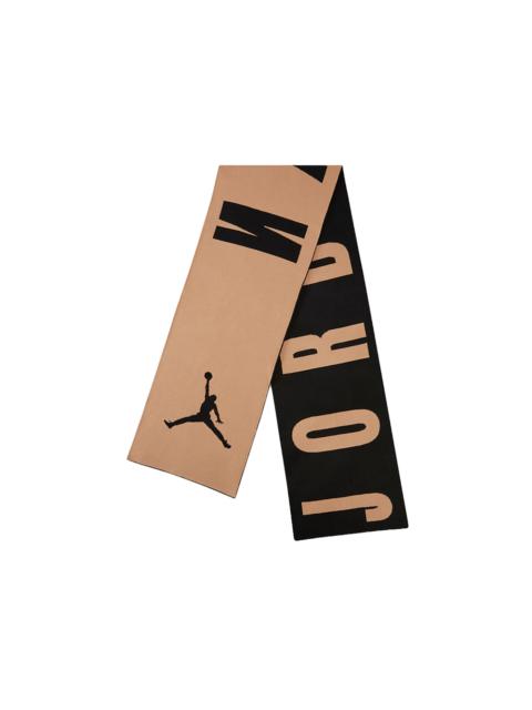 Jordan Jordan Knit Fabric Scarf Black/Hemp