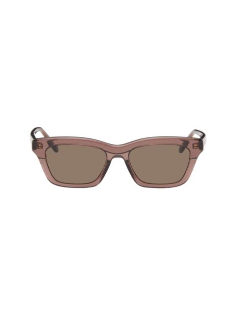 Loewe Brown Slim Rectangle Sunglasses
