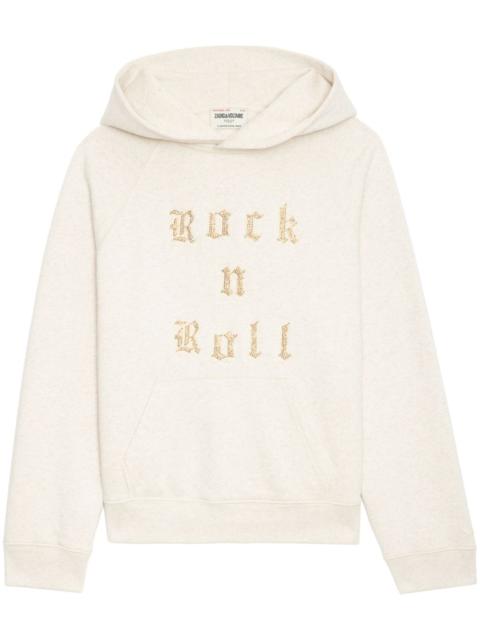 Zadig & Voltaire Georgy embroidered hoodie