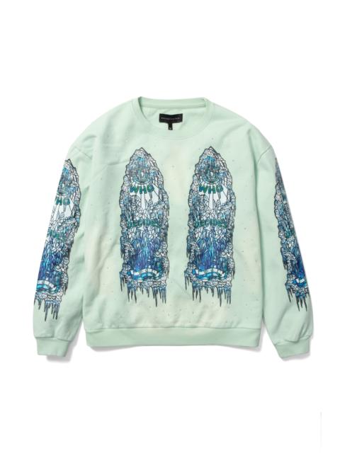 WHO DECIDES WAR ICED GLASS CREWNECK