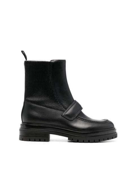 Gianvito Rossi leather-panel boots