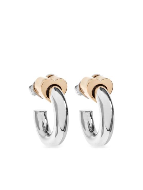 kate spade two-tone hoop earrings