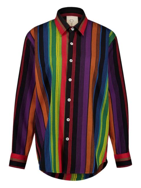 MARRAKSHI LIFE striped long-sleeve shirt