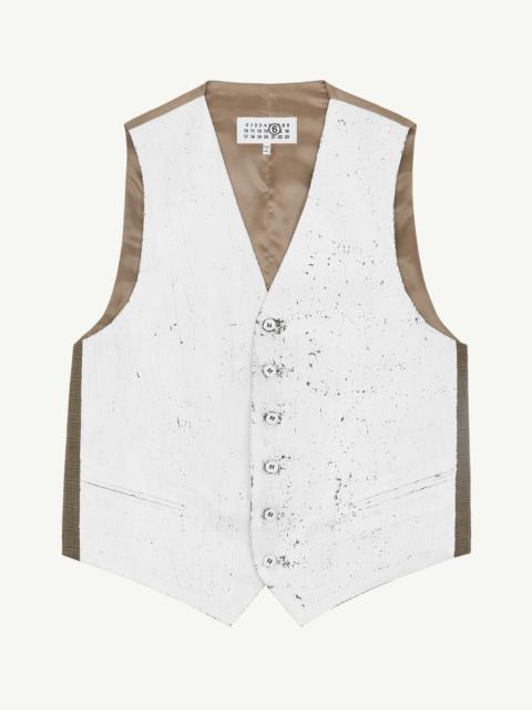 MM6 Maison Margiela Half Painted Waistcoat