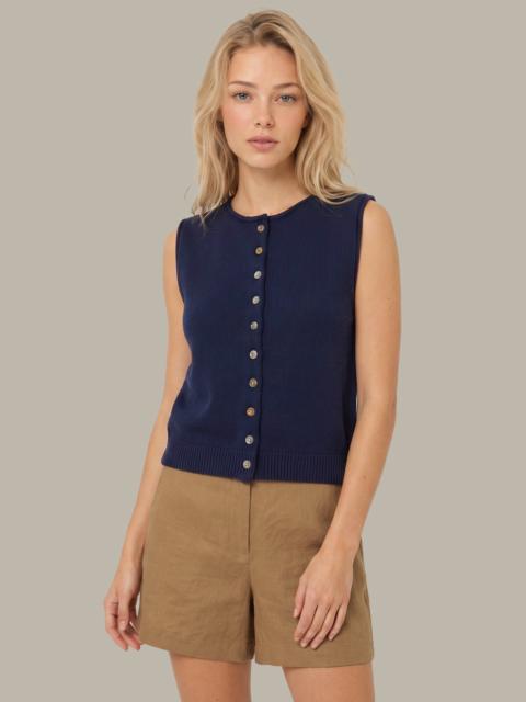 525 america Cotton Button Front Vest