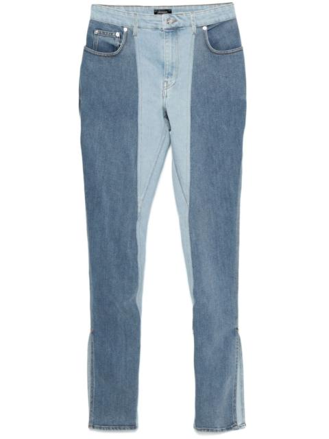 MUGLER bi-color skinny jeans