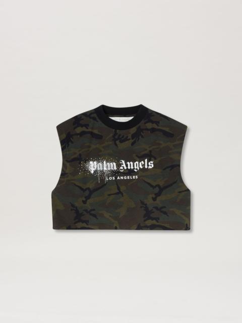 Palm Angels CAMO COLLEGE TEE