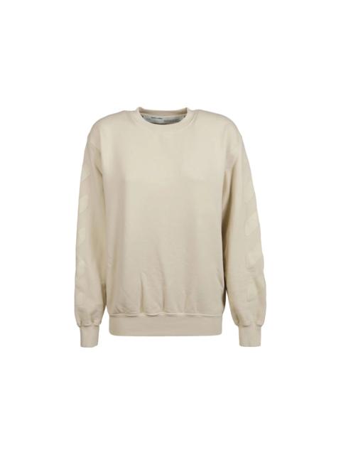 Off-White OFF-WHITE Oversized Diag Sweatshirt Ecru
