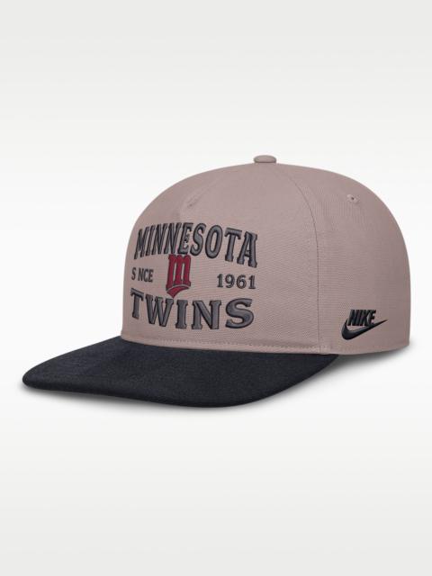 Nike Minnesota Twins Cooperstown Pro Men's Nike MLB A-Frame Adjustable Hat