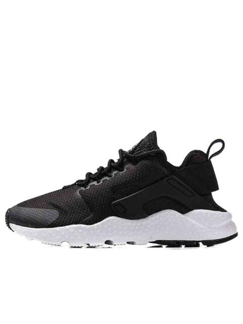 Nike Nike Air Huarache Run 울트라 블랙 블랙 블랙 화이트 (여자)