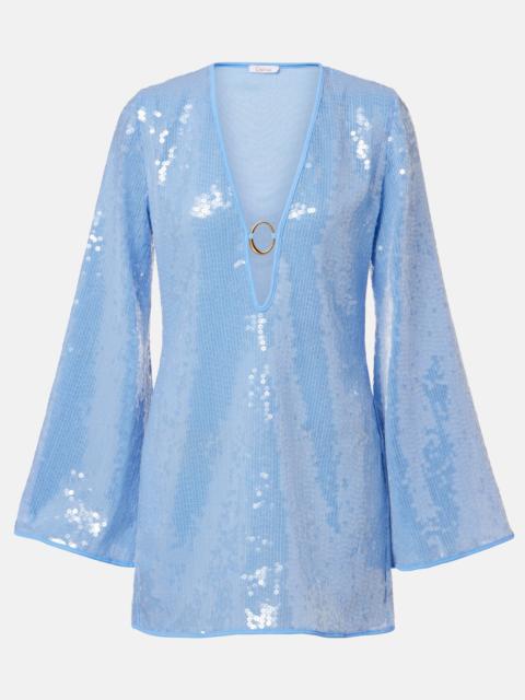 Oséree Sequined beach dress