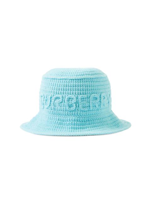 crochet-knit bucket hat