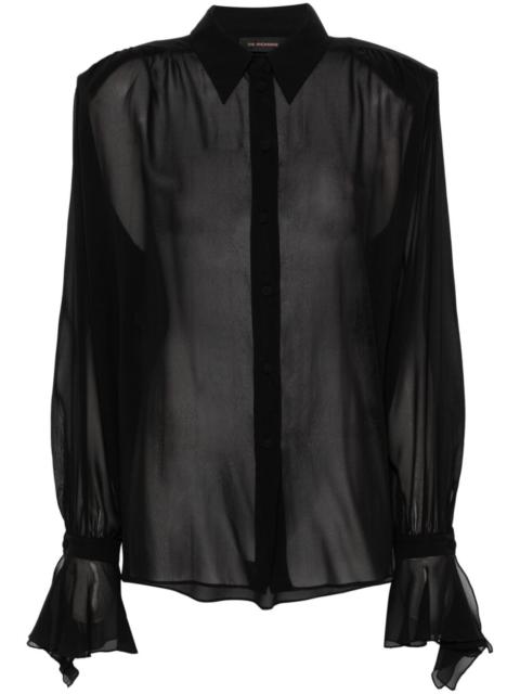 THE ANDAMANE chiffon silk shirt