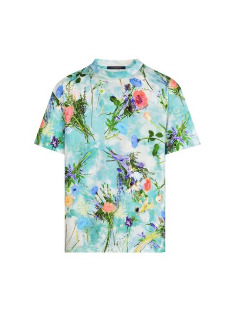 Louis Vuitton Printed and Embroidered Flower T-Shirt