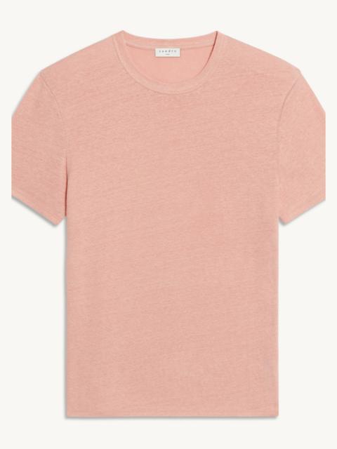 Sandro Linen T-shirt