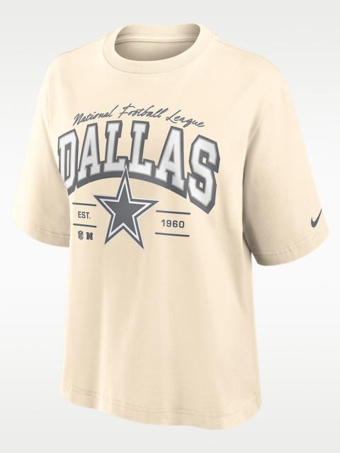 Nike Dallas Cowboys Vintage Mod Boxy Women's Nike NFL T-Shirt