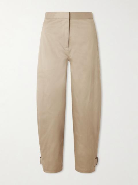 Proenza Schouler Serene Cotton-blend Twill Tapered Pants