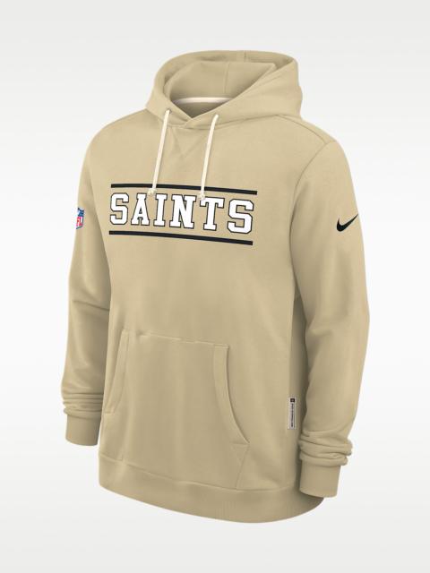 Nike New Orleans Saints Alt Standard Issue Men's Nike Dri-FIT NFL Pullover Hoodie