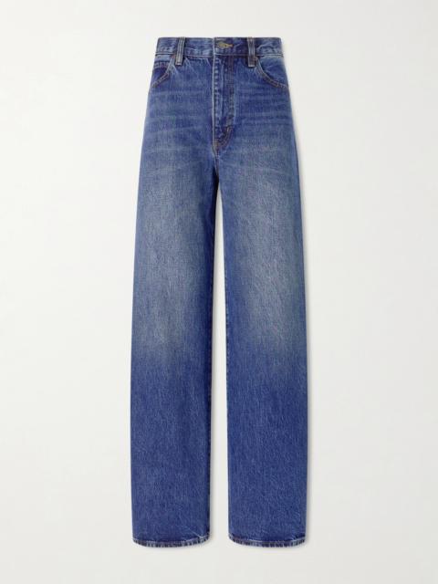 FRAME The Bow High-rise Wide-leg Jeans