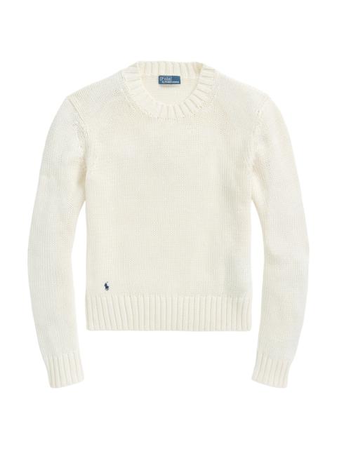 Polo Ralph Lauren Women's Cotton Shaker-Stitch Sweater - White