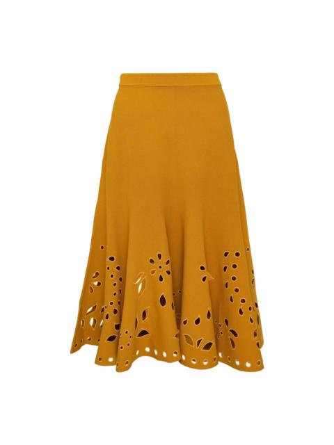 ULLA JOHNSON Fiorella Knit Midi Skirt